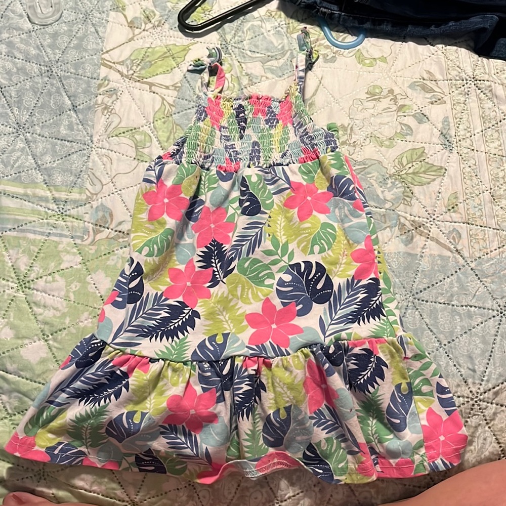 Floral, spaghetti strap dress